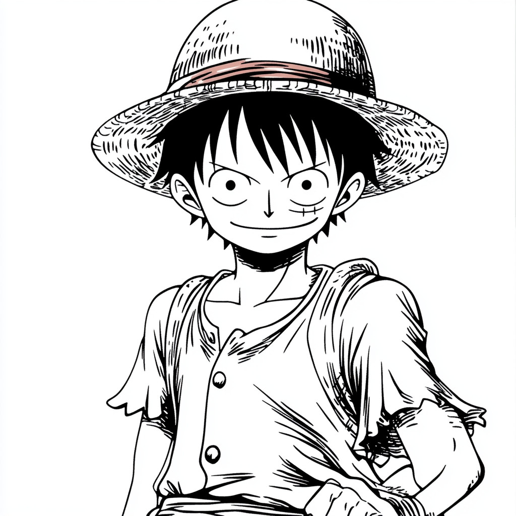 Luffy para colorir (16)