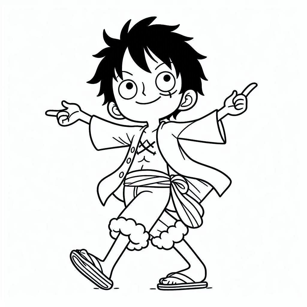 Luffy para colorir (19)