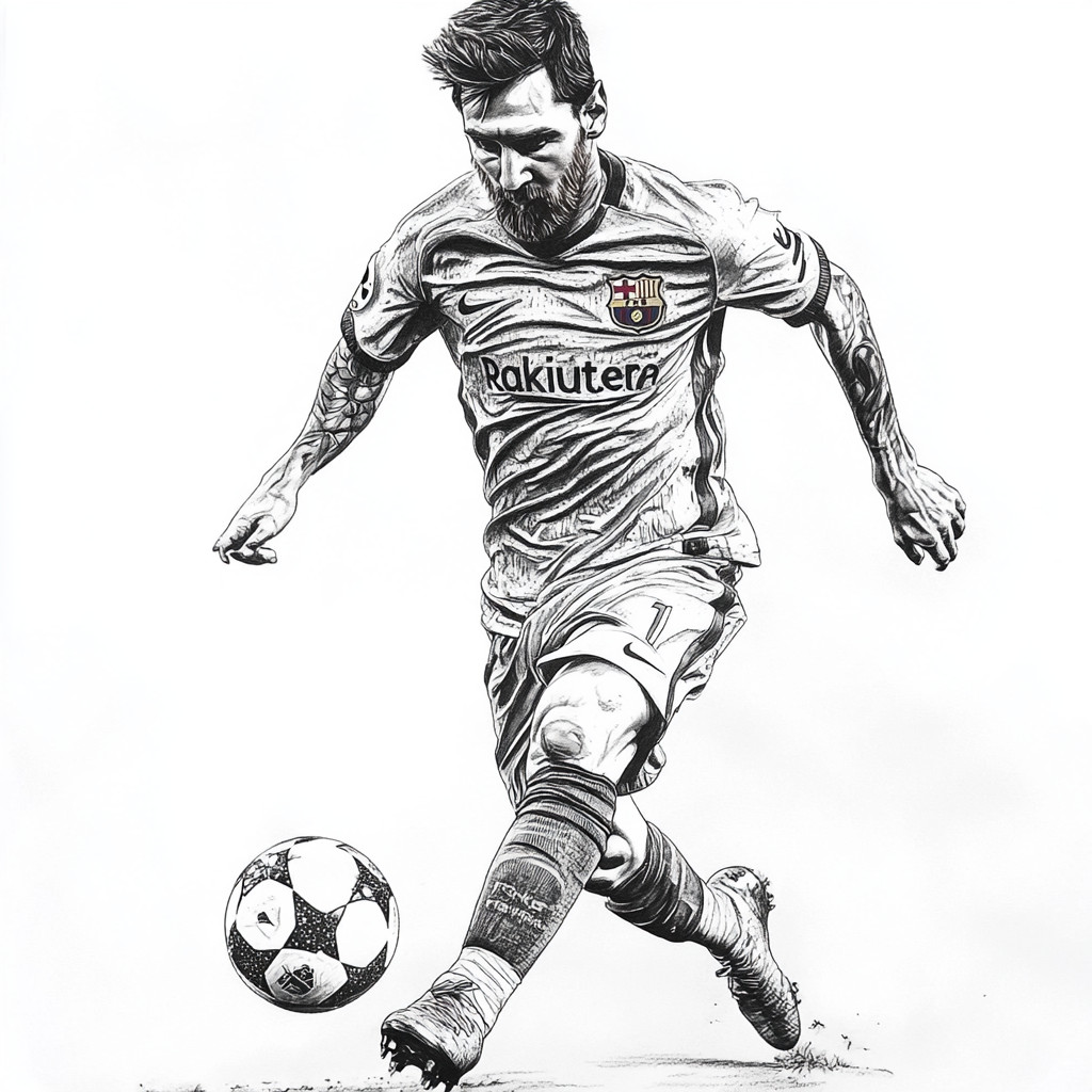 Messi para colorir (11)