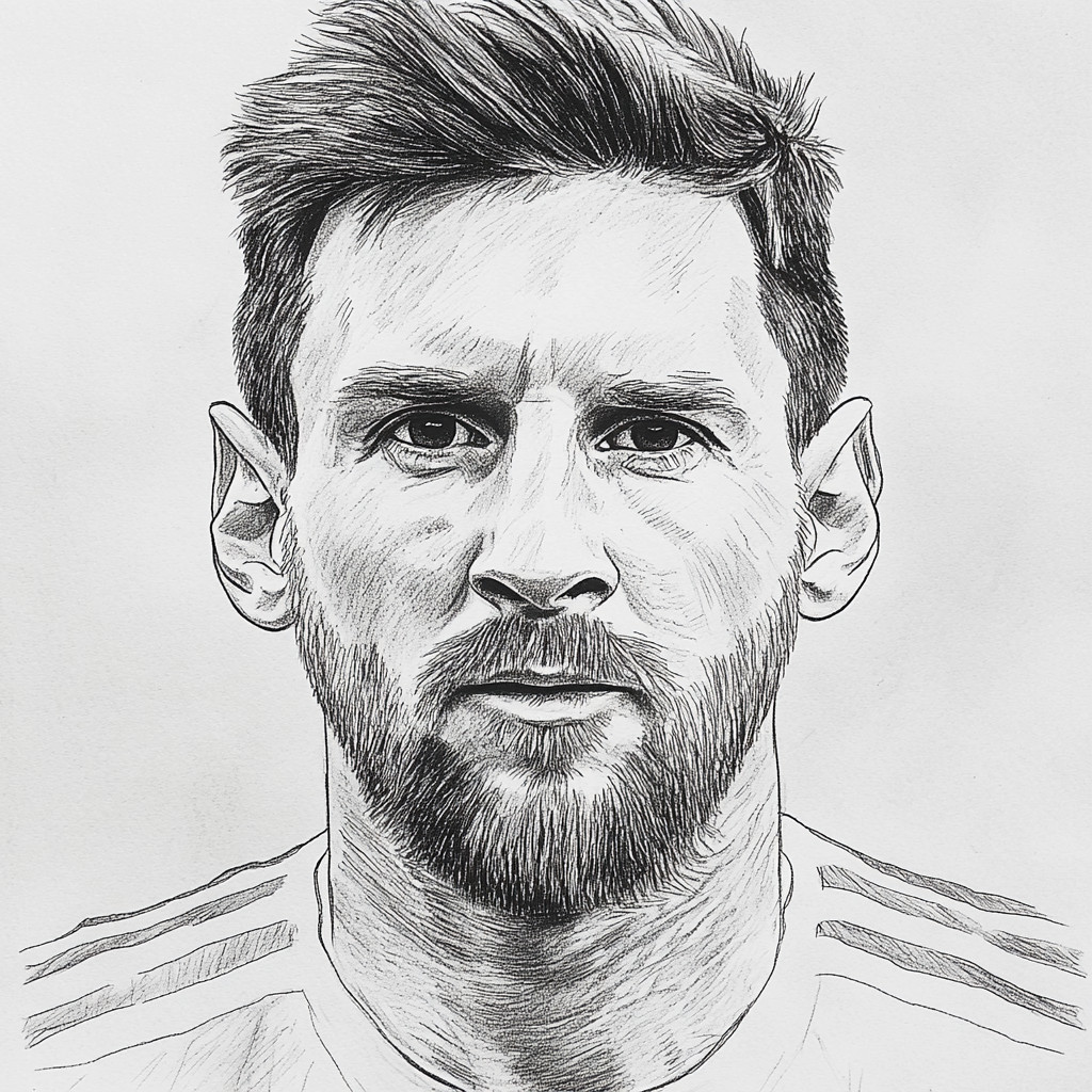 Messi para colorir (3)