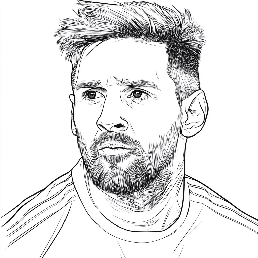 Messi para colorir (5)