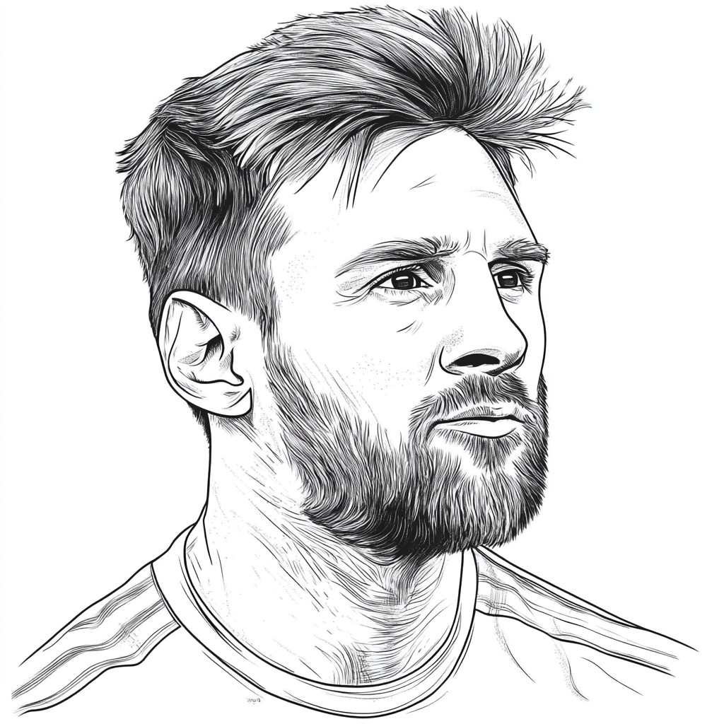 Messi para colorir (9)