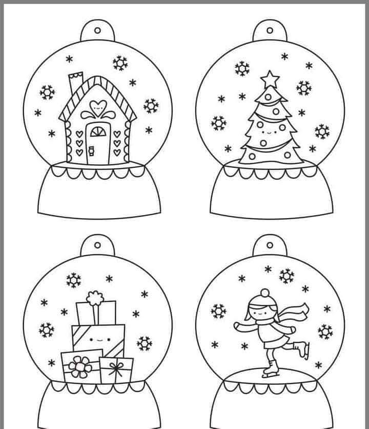 Globo de neve para pontar (9)