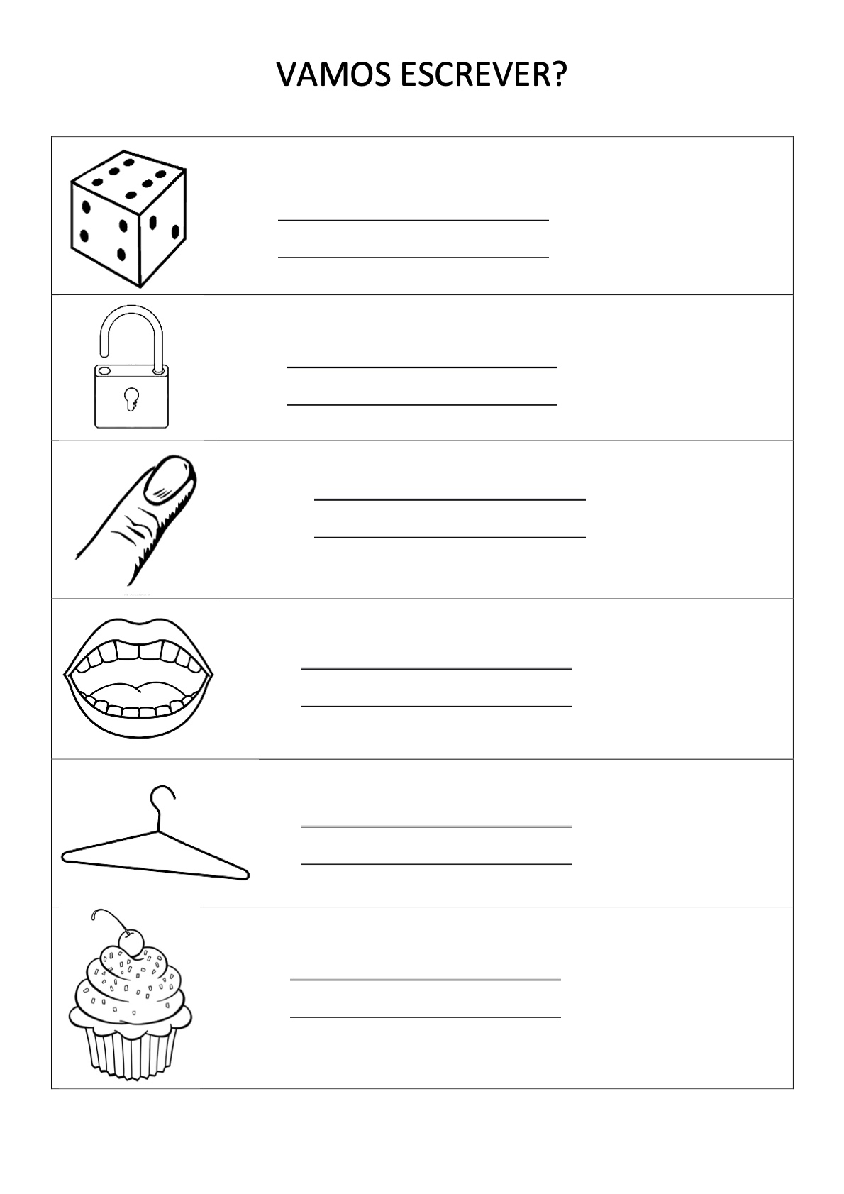 Atividade 6 - Atividades de Alfabetização Infantil para Imprimir – Caderno 4 para imprimir