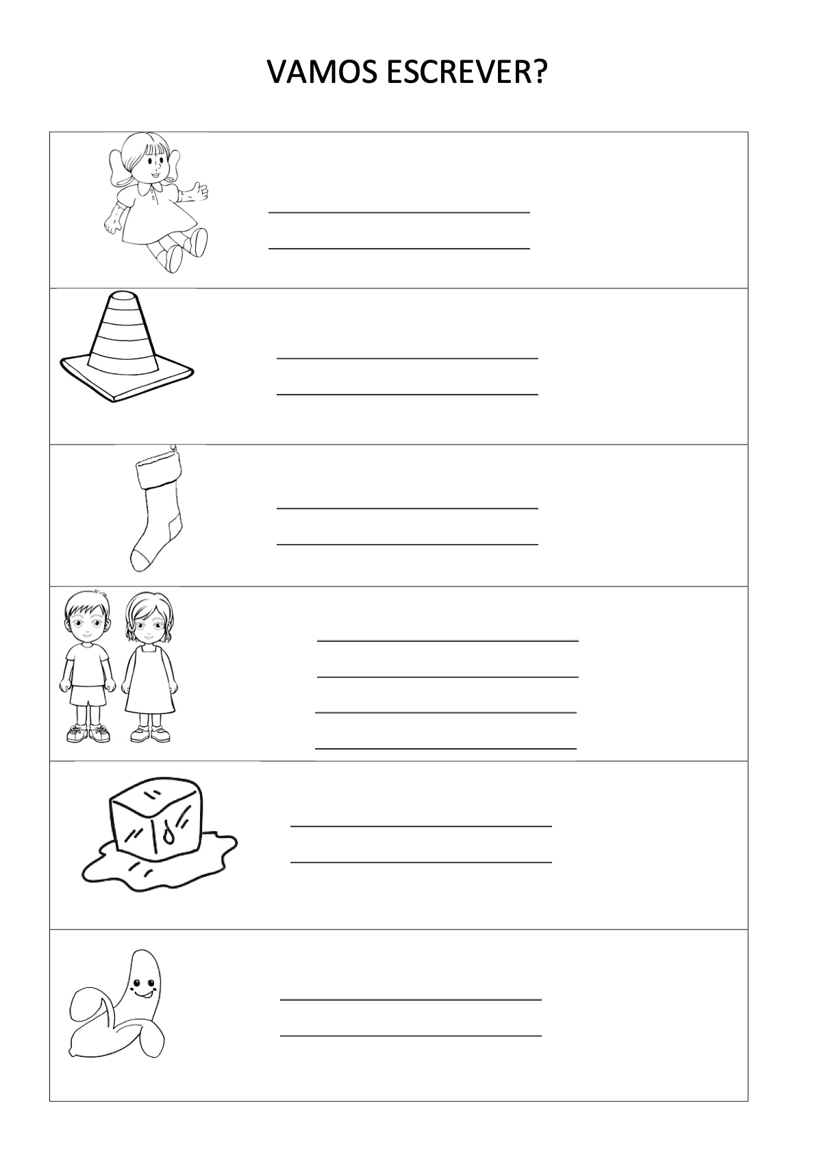 Atividade 19 - Atividades de Alfabetização Infantil para Imprimir – Caderno 4 para imprimir
