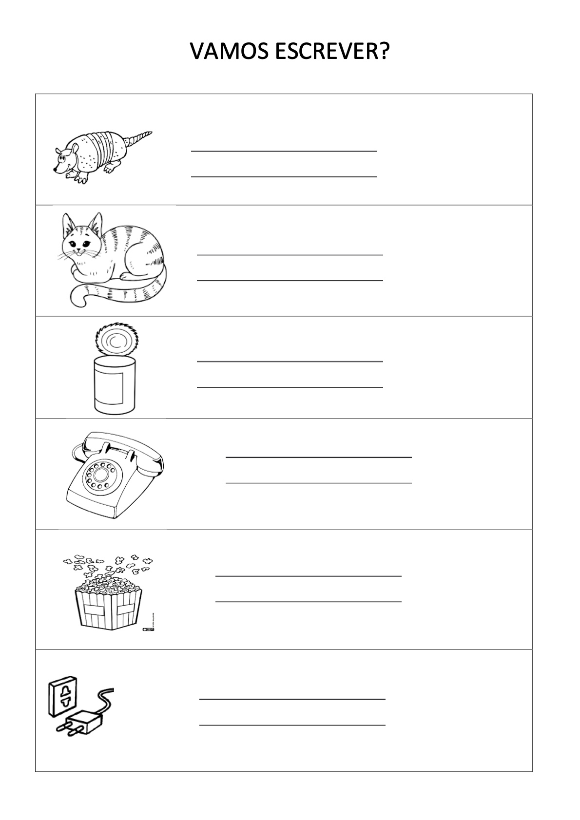 Atividade 23 - Atividades de Alfabetização Infantil para Imprimir – Caderno 4 para imprimir