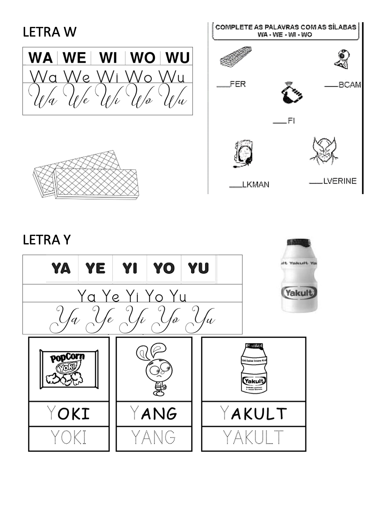 Atividade 26 - Atividades de Alfabetização Infantil para Imprimir – Caderno 4 para imprimir