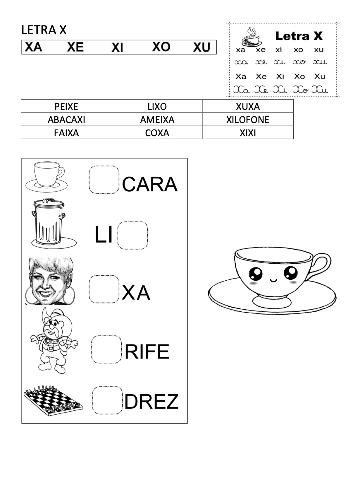 Atividade 27 - Atividades de Alfabetização Infantil para Imprimir – Caderno 4 para imprimir