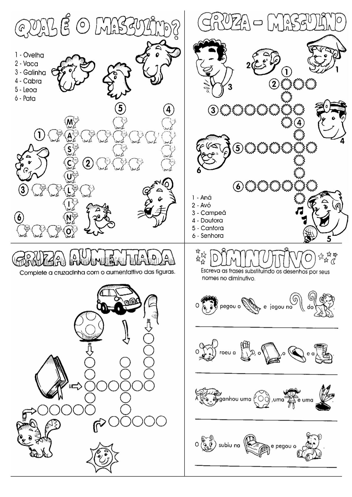 Atividade 30 - Atividades de Dificuldades Ortográficas para Imprimir para imprimir