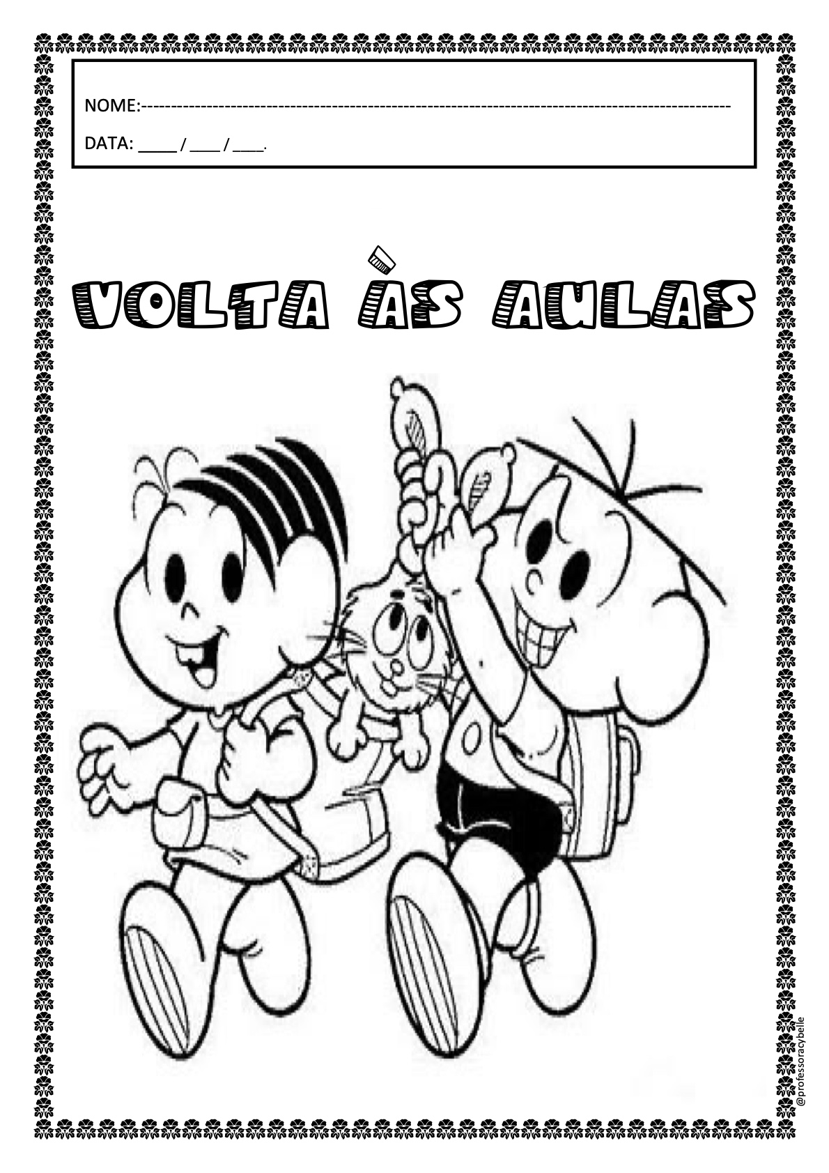 Atividade 3 - Atividades Educativas de Volta às Aulas para Imprimir para imprimir