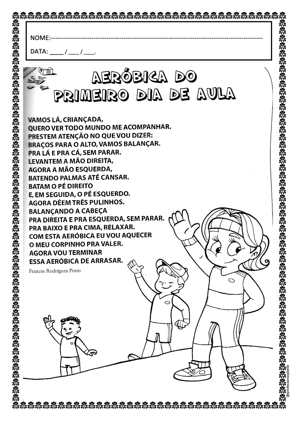 Atividade 4 - Atividades Educativas de Volta às Aulas para Imprimir para imprimir