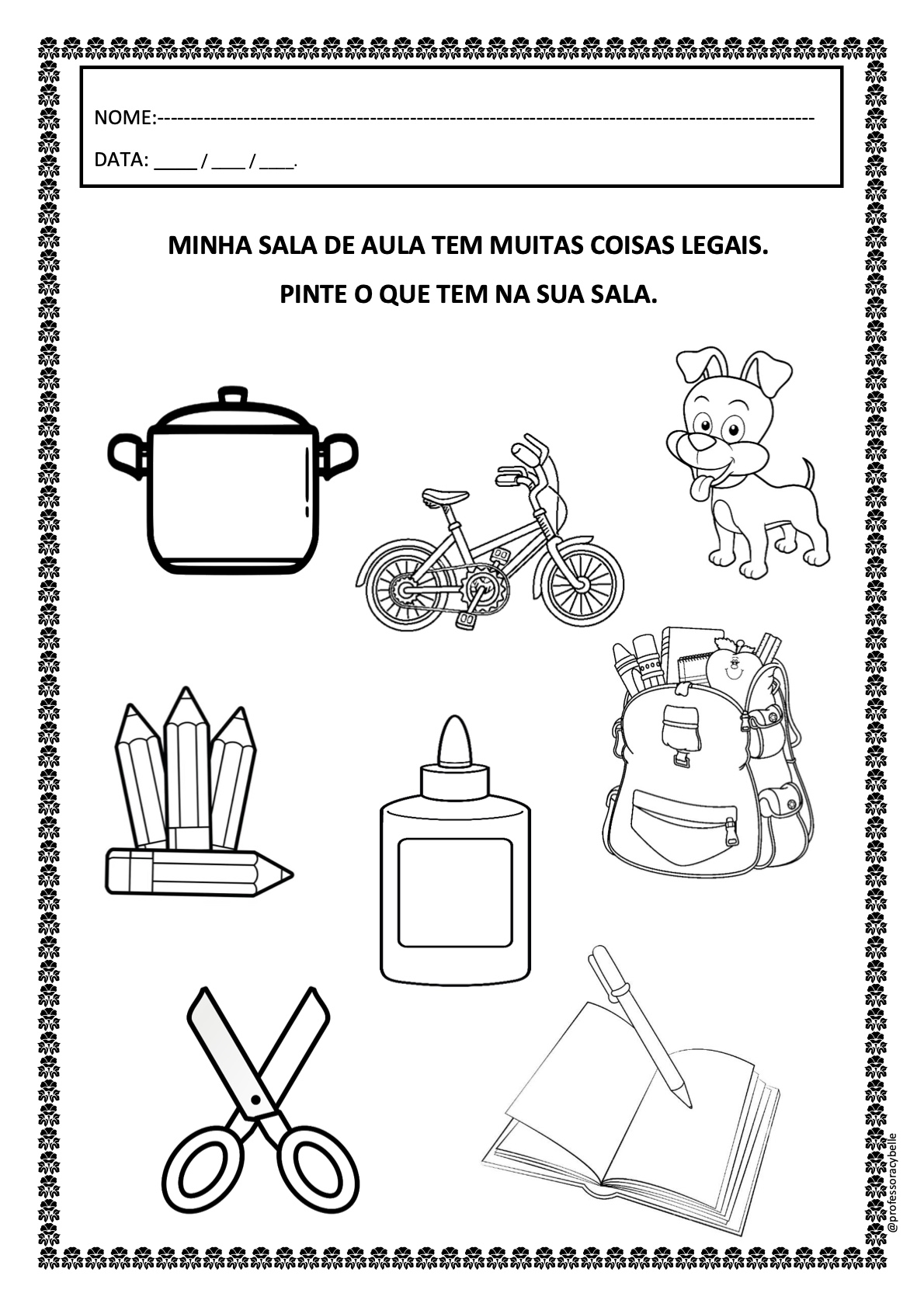 Atividade 6 - Atividades Educativas de Volta às Aulas para Imprimir para imprimir