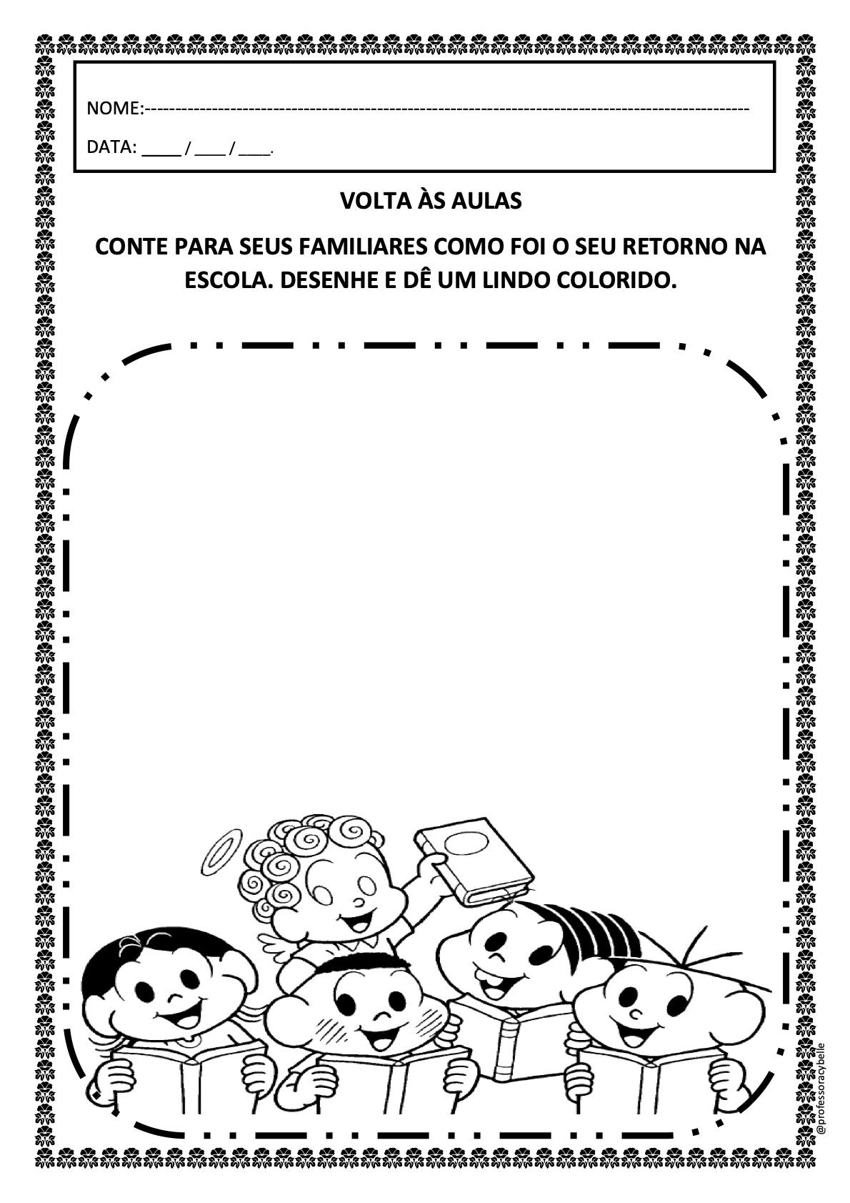 Atividade 7 - Atividades Educativas de Volta às Aulas para Imprimir para imprimir