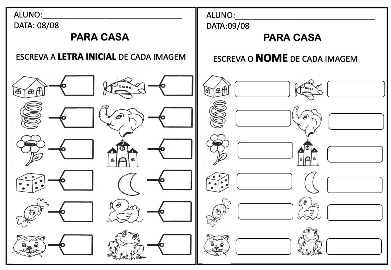 Atividade 4 - Atividades Escolares para o Mês de Agosto para Imprimir para imprimir
