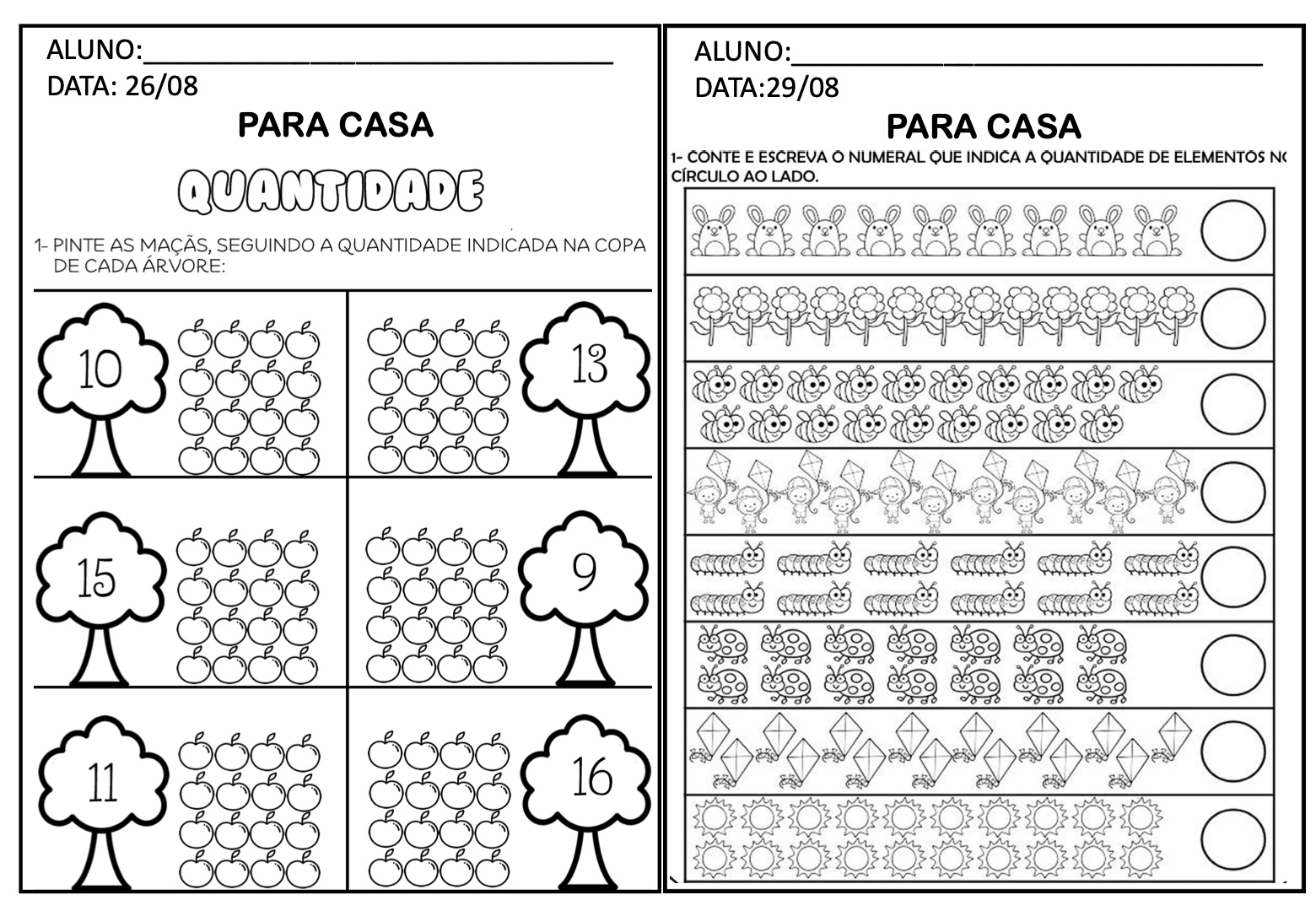 Atividade 11 - Atividades Escolares para o Mês de Agosto para Imprimir para imprimir