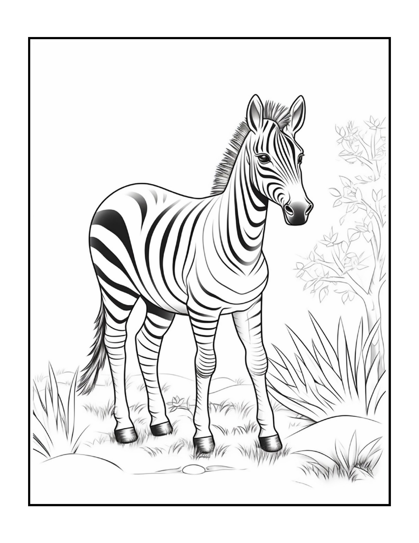 Desenho 3 - Desenhos de animais fofos para colorir e imprimir para imprimir