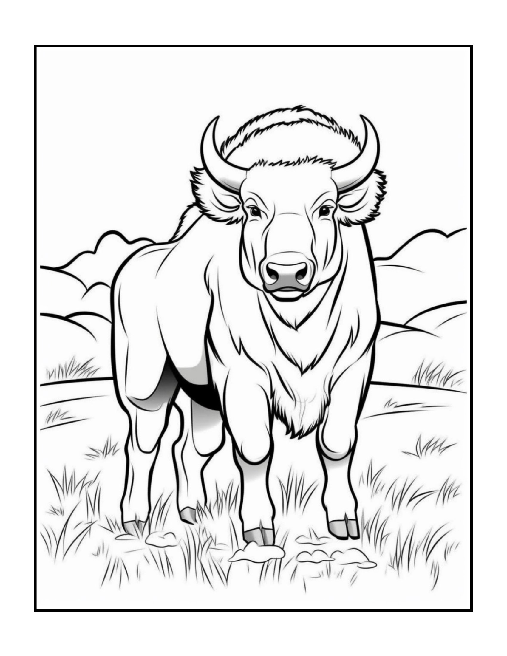 Desenho 21 - Desenhos de animais fofos para colorir e imprimir para imprimir