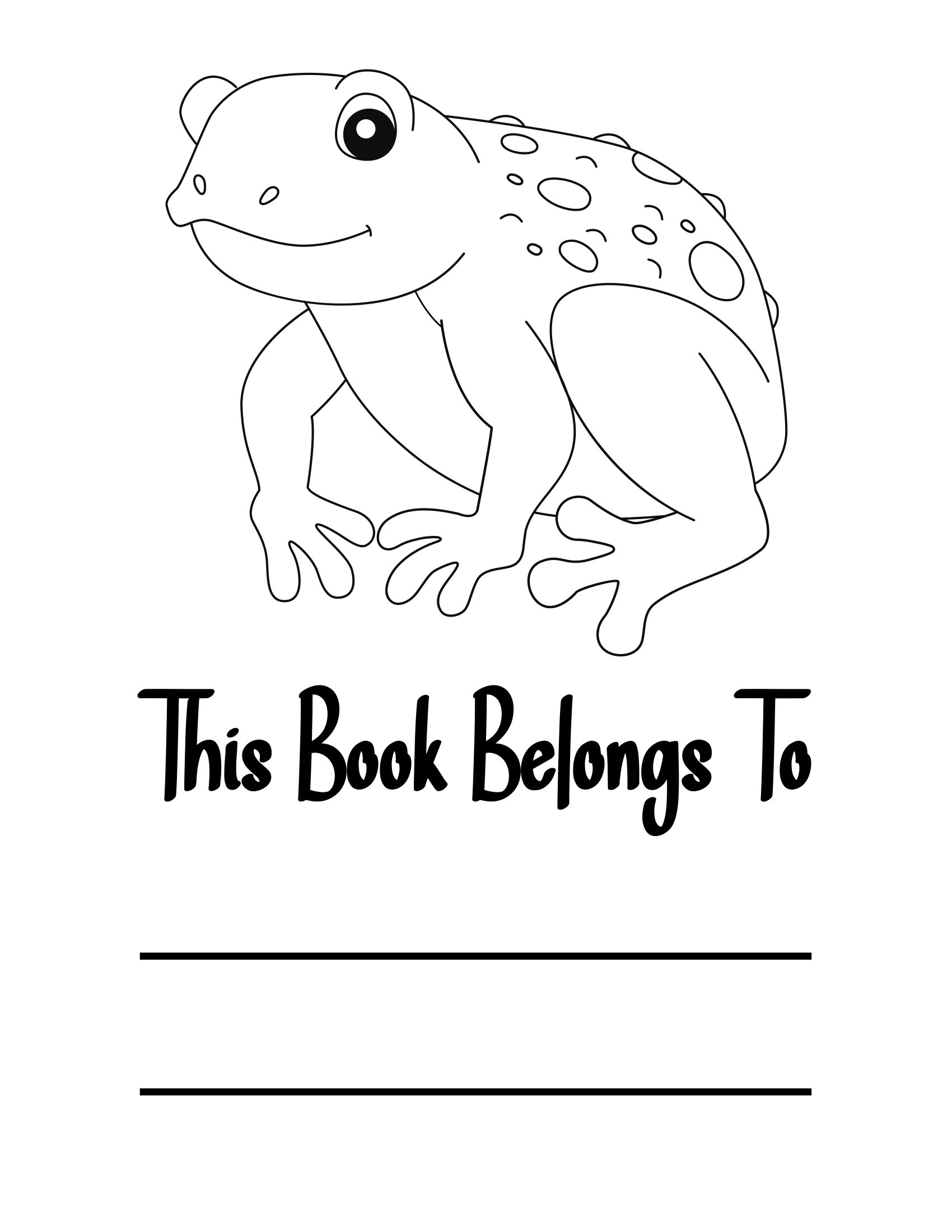Desenho de Animal Fofo 1 - Desenhos de animais fofos para colorir e imprimir – Parte 5 para imprimir