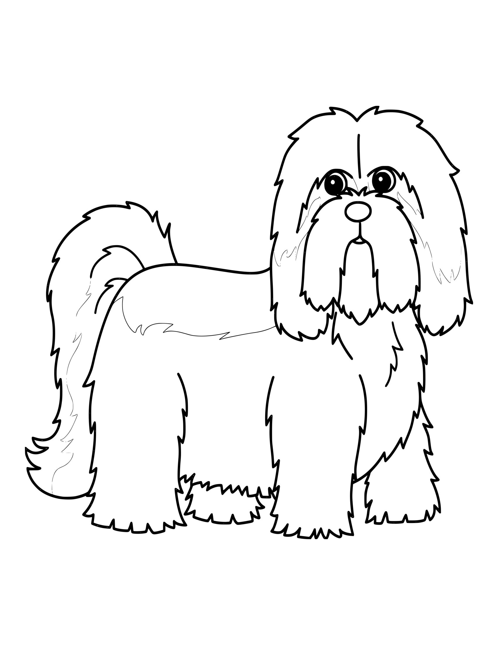 Desenho de Animal Fofo 5 - Desenhos de animais fofos para colorir e imprimir – Parte 5 para imprimir