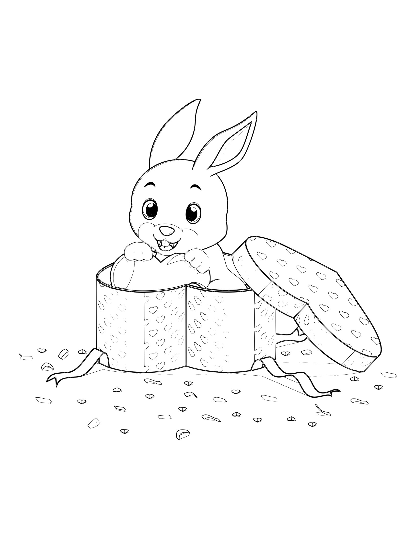 Desenho de Animal Fofo 6 - Desenhos de animais fofos para colorir e imprimir – Parte 5 para imprimir