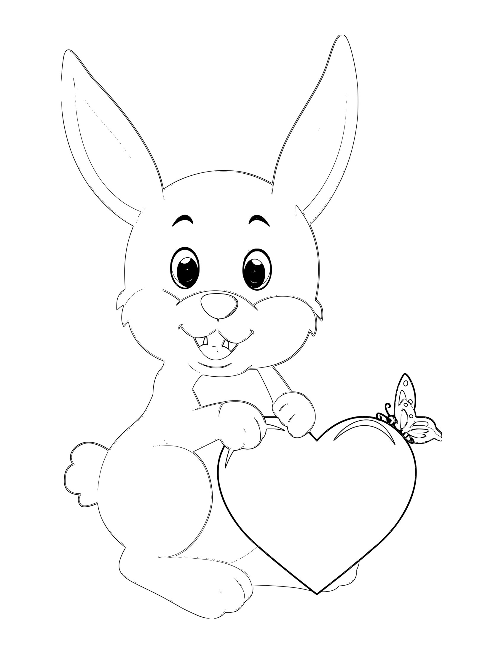 Desenho de Animal Fofo 7 - Desenhos de animais fofos para colorir e imprimir – Parte 5 para imprimir