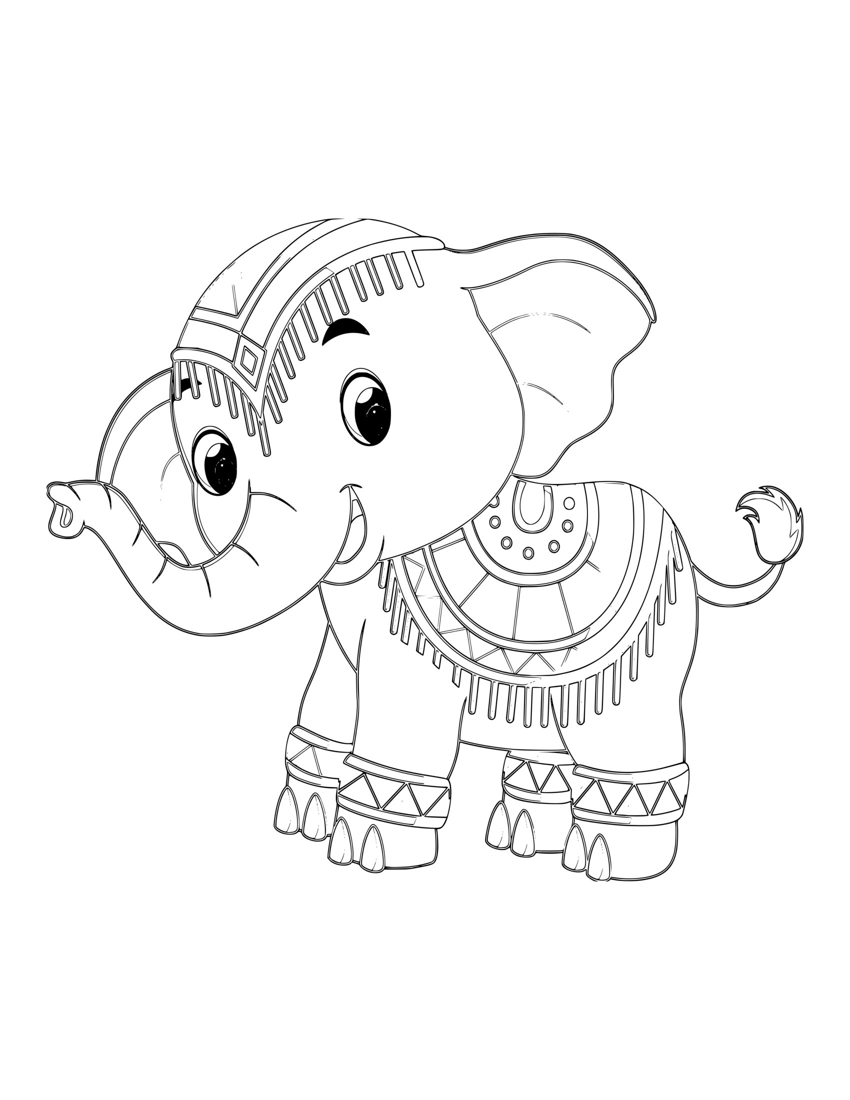 Desenho de Animal Fofo 10 - Desenhos de animais fofos para colorir e imprimir – Parte 5 para imprimir