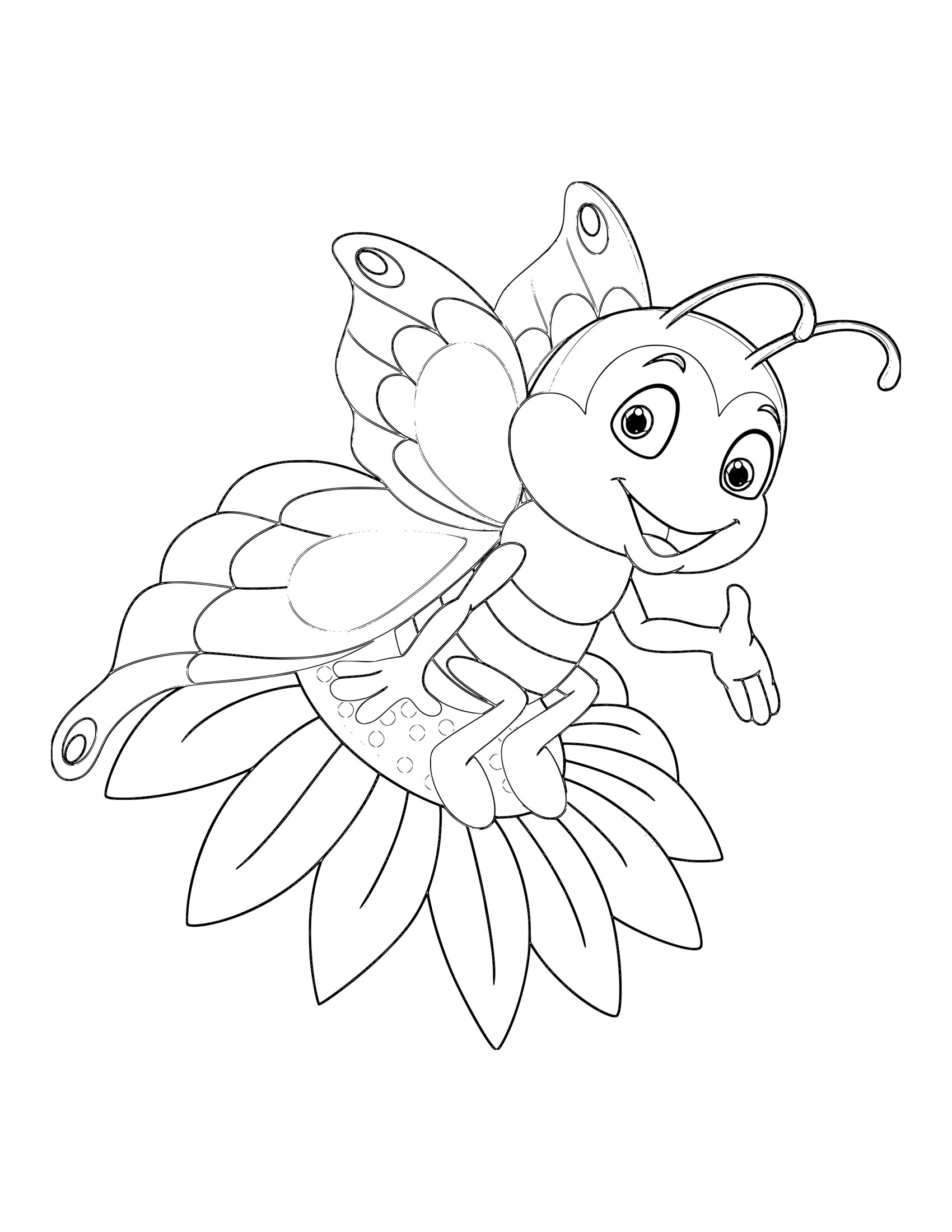 Desenho de Animal Fofo 24 - Desenhos de animais fofos para colorir e imprimir – Parte 5 para imprimir