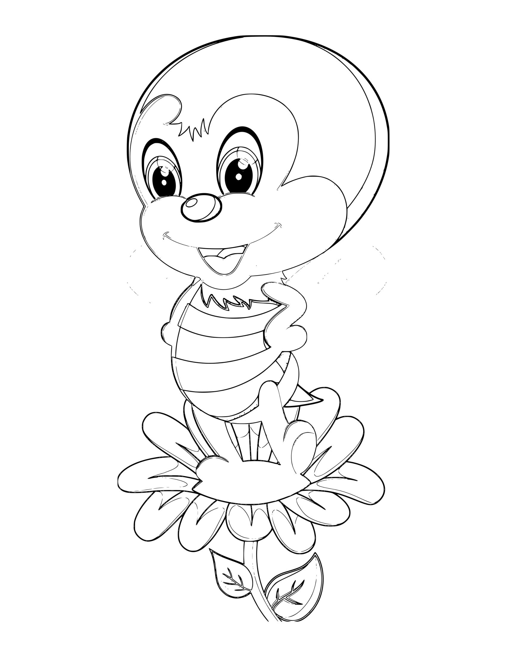 Desenho de Animal Fofo 26 - Desenhos de animais fofos para colorir e imprimir – Parte 5 para imprimir