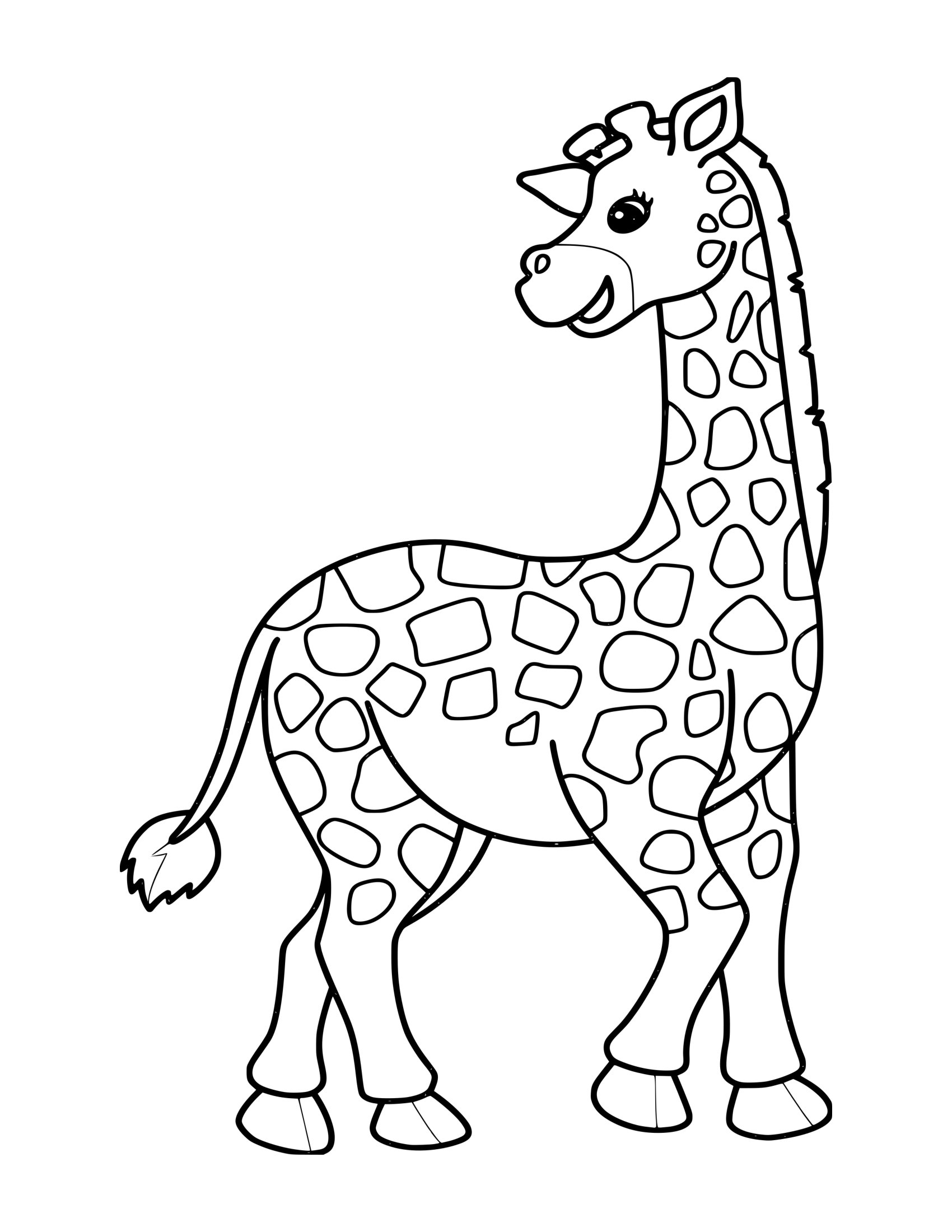 Desenho de Animal Fofo 27 - Desenhos de animais fofos para colorir e imprimir – Parte 5 para imprimir