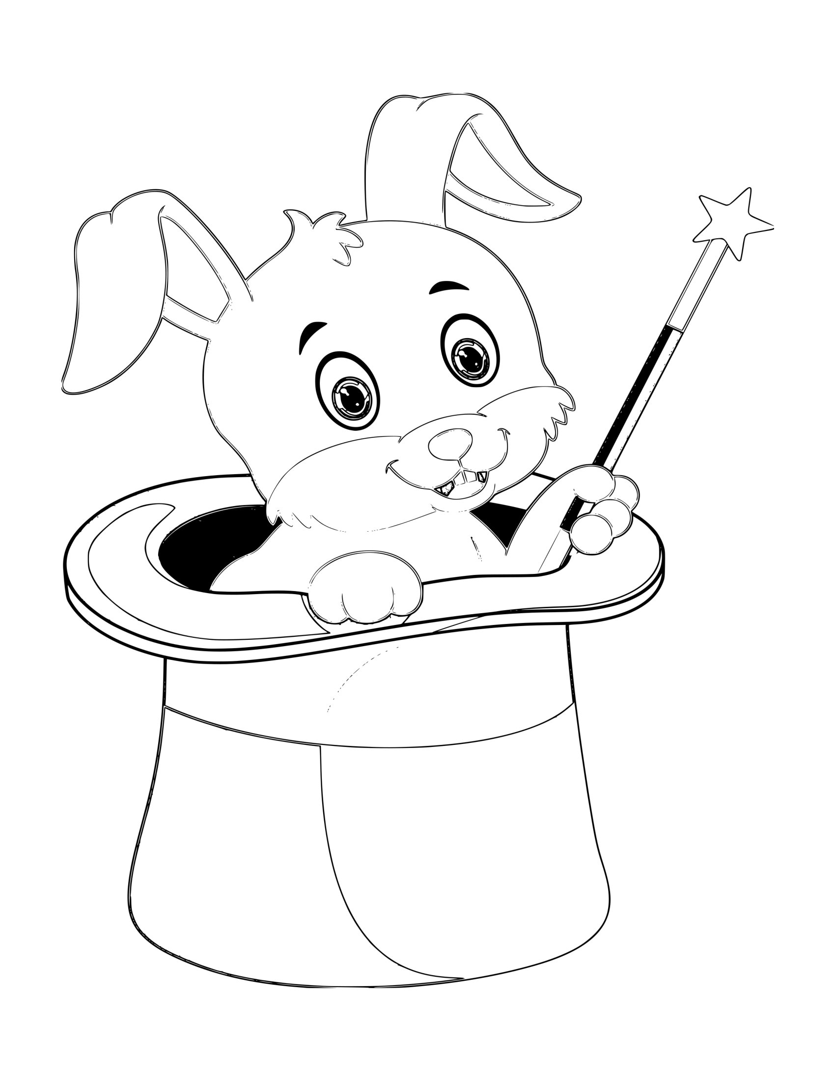 Desenho de Animal Fofo 34 - Desenhos de animais fofos para colorir e imprimir – Parte 5 para imprimir