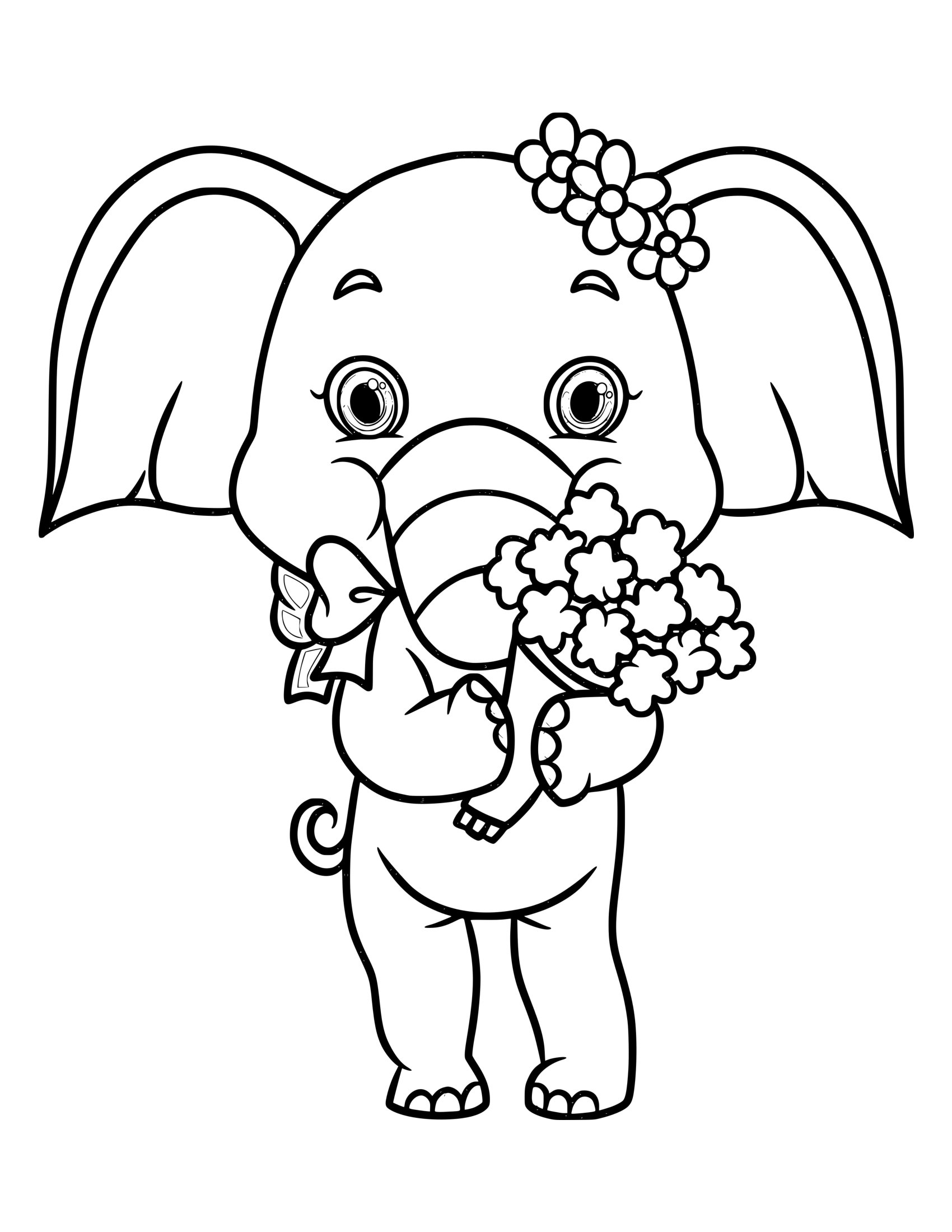 Desenho de Animal Fofo 37 - Desenhos de animais fofos para colorir e imprimir – Parte 5 para imprimir