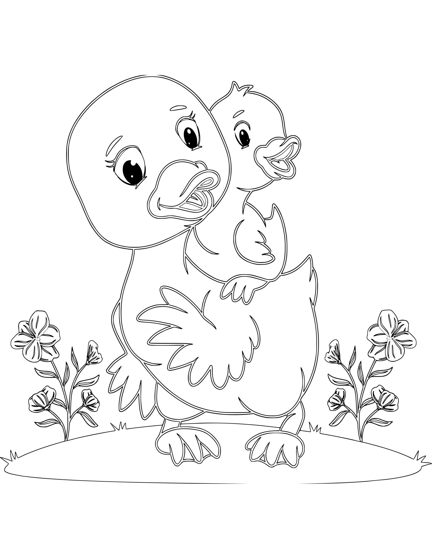 Desenho de Animal Fofo 42 - Desenhos de animais fofos para colorir e imprimir – Parte 5 para imprimir