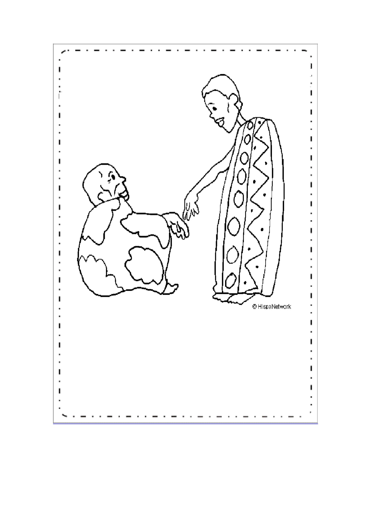 Desenho 1 - Desenhos para Colorir com Temas Africanos e Cultura Afro para Imprimir para imprimir