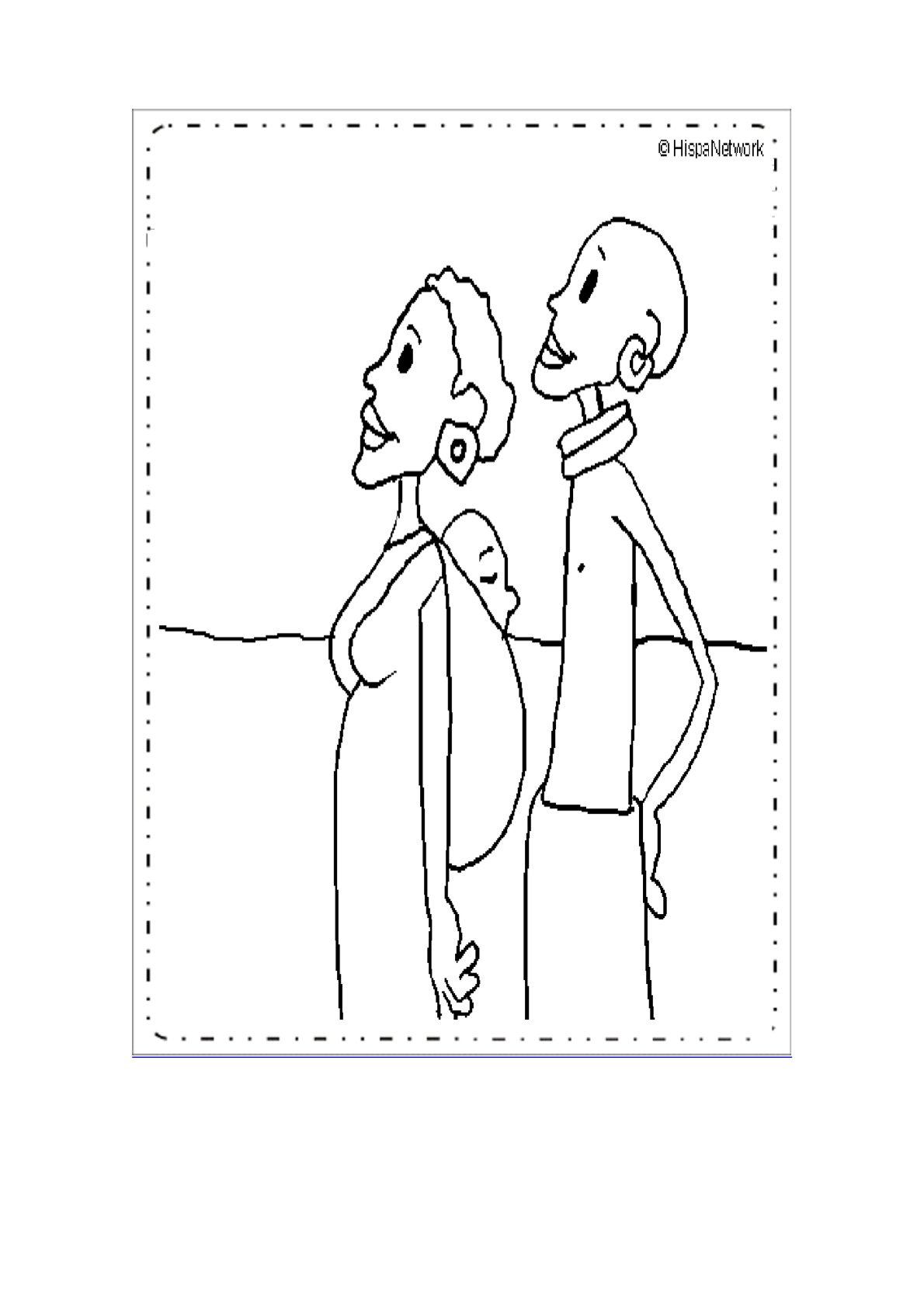 Desenho 9 - Desenhos para Colorir com Temas Africanos e Cultura Afro para Imprimir para imprimir