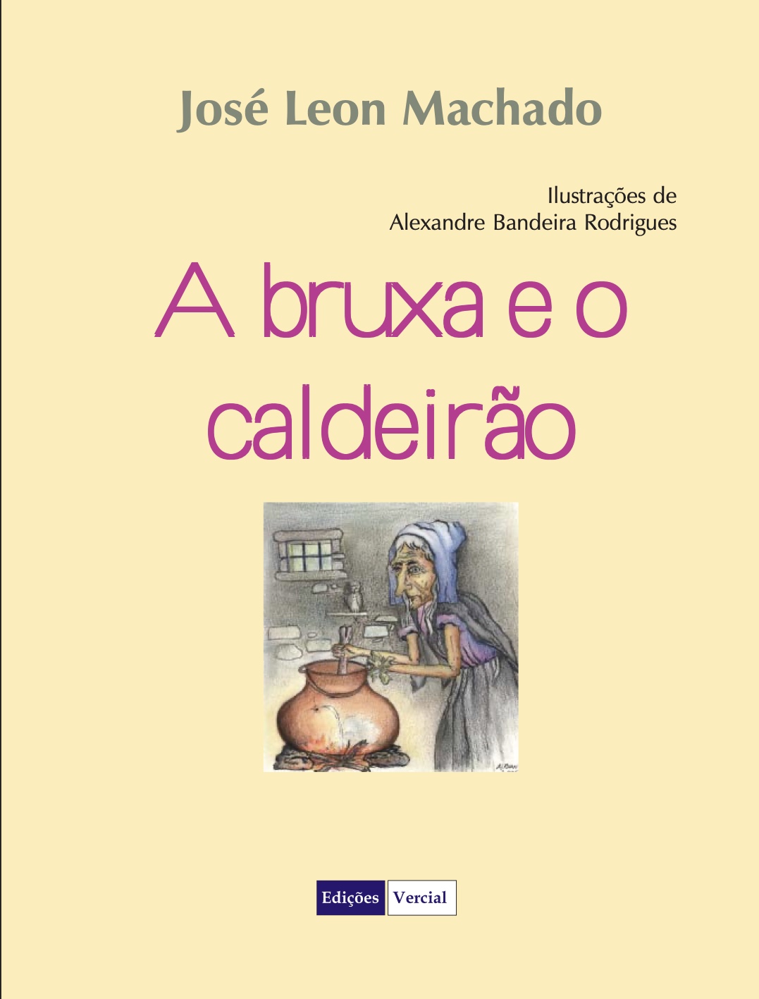 Página do Livro 1 - Livro Infantil A Bruxa e o Caldeirão Ilustrado para Ler e Imprimir para imprimir
