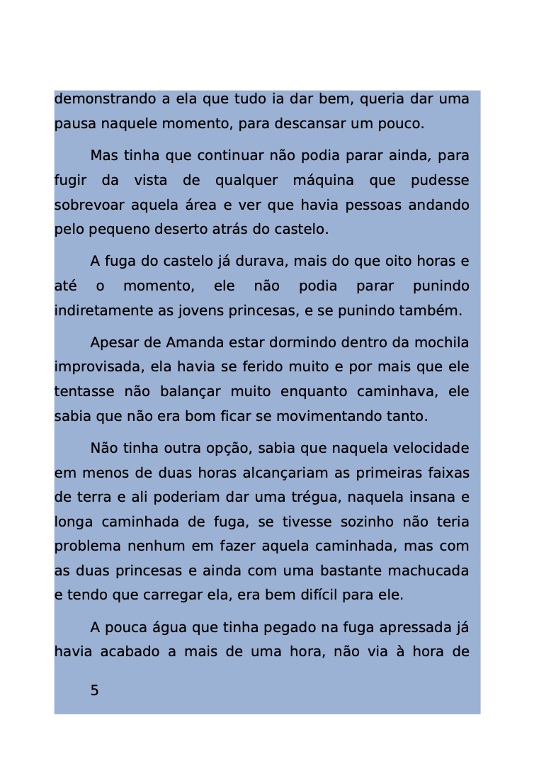 Página 5 - Livro Amanda e os Nanorobôs para Ler e Baixar em PDF para imprimir