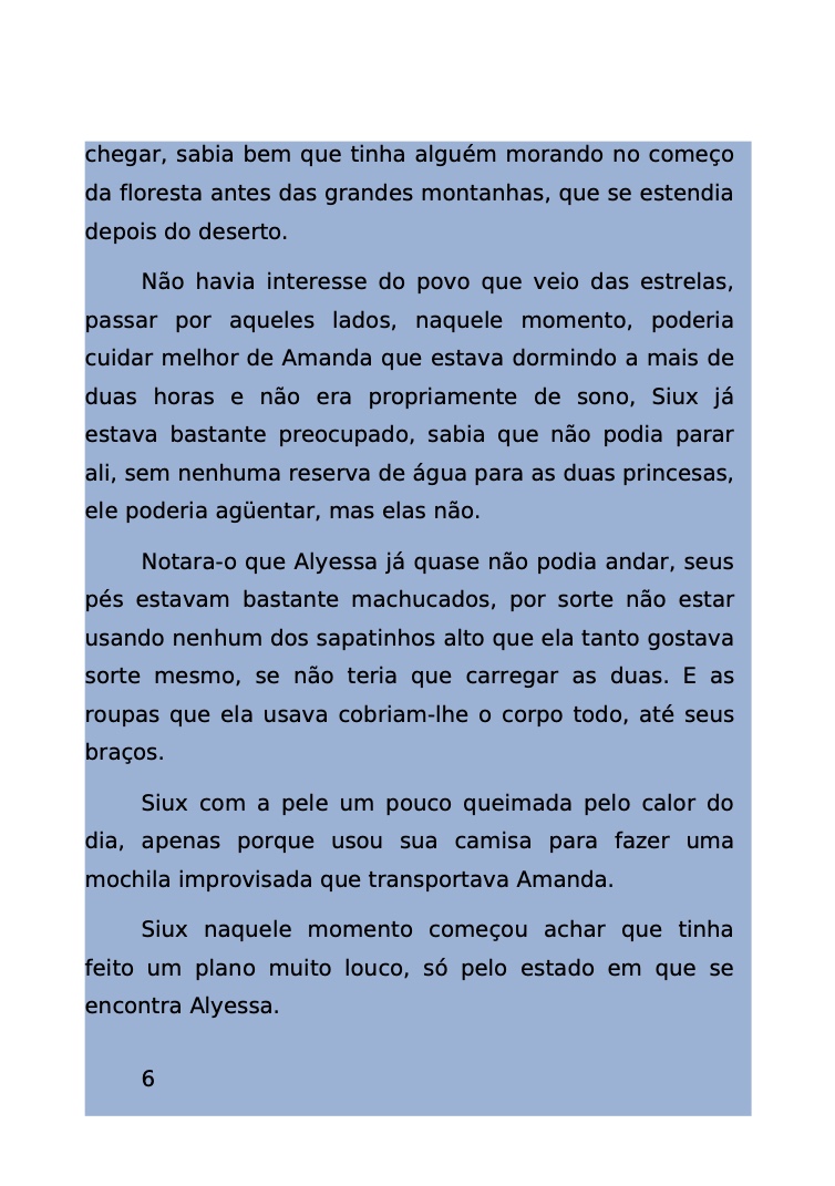 Página 6 - Livro Amanda e os Nanorobôs para Ler e Baixar em PDF para imprimir