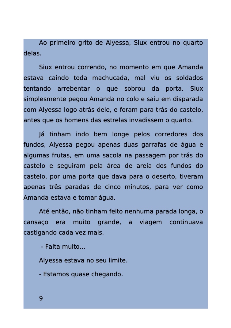 Página 9 - Livro Amanda e os Nanorobôs para Ler e Baixar em PDF para imprimir