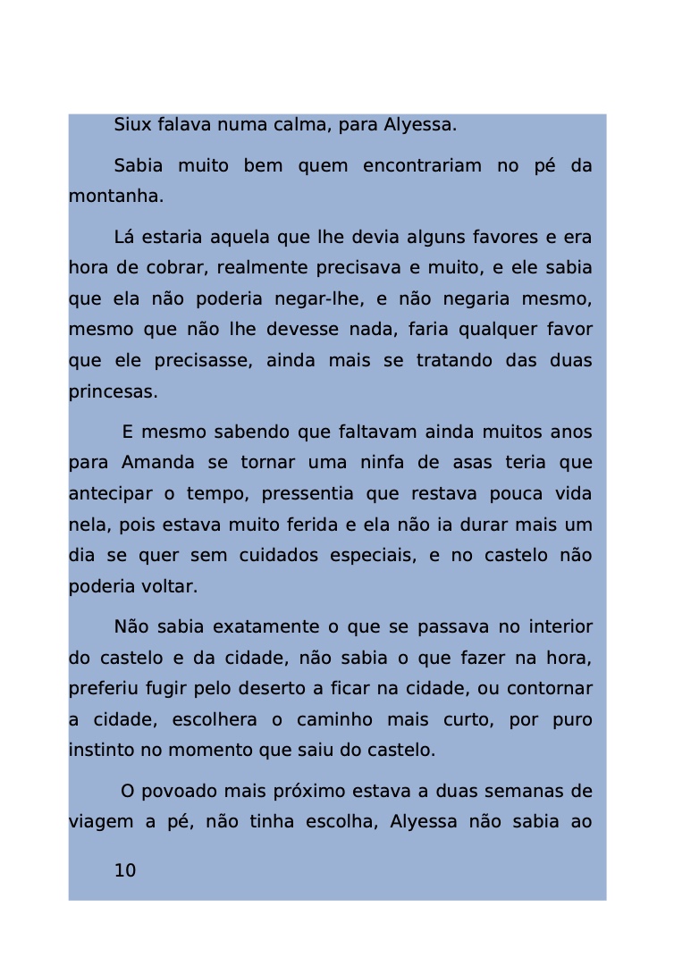 Página 10 - Livro Amanda e os Nanorobôs para Ler e Baixar em PDF para imprimir