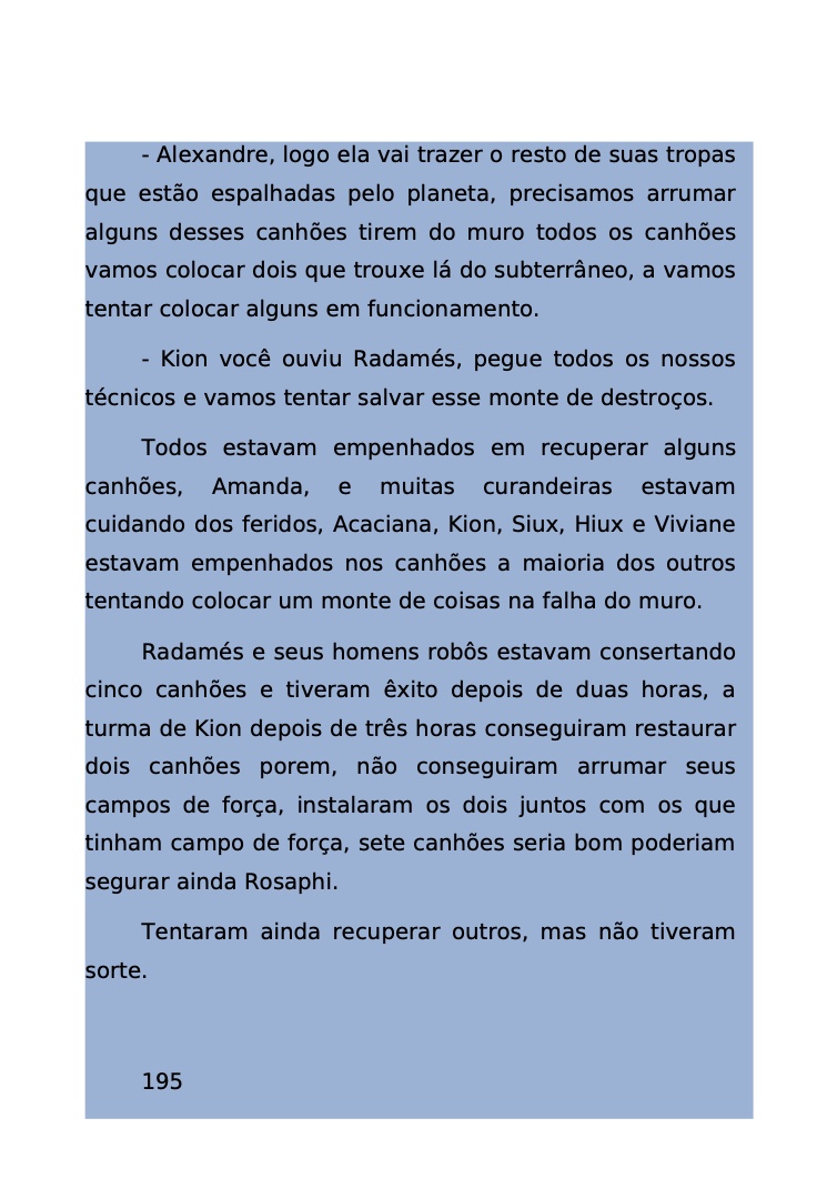 Página 115 - Livro Amanda e os Nanorobôs para Ler e Baixar em PDF para imprimir