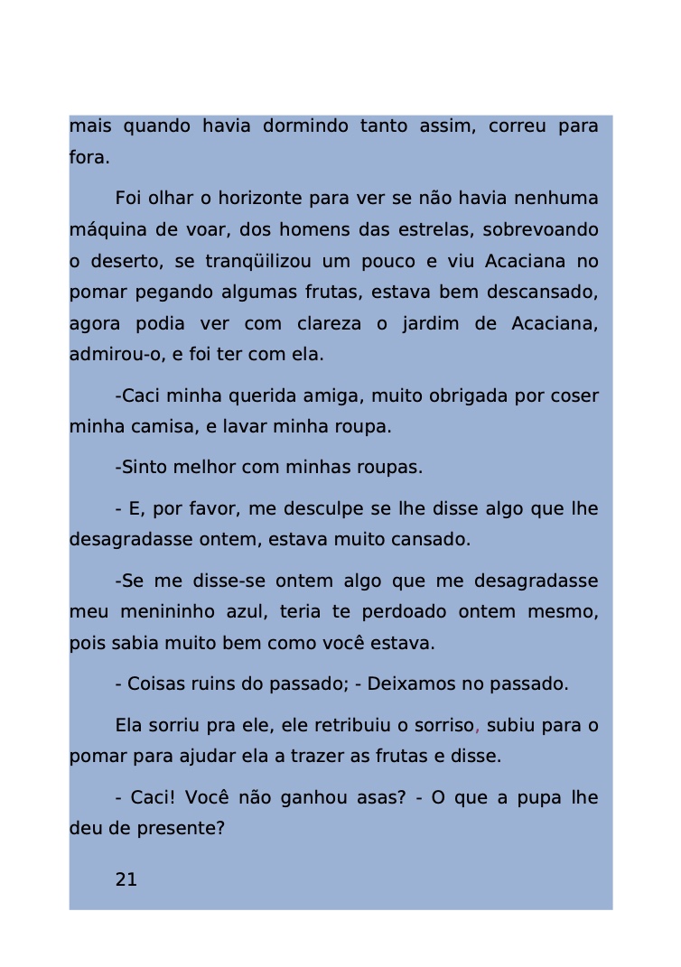 Página 131 - Livro Amanda e os Nanorobôs para Ler e Baixar em PDF para imprimir