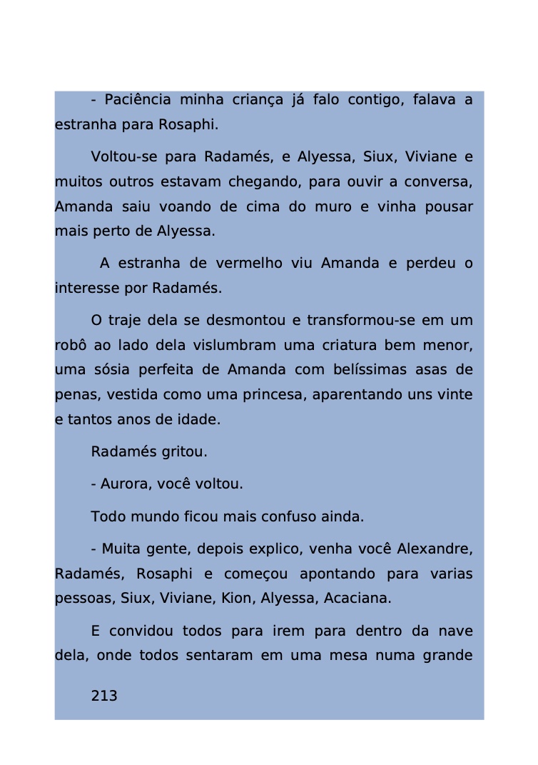 Página 135 - Livro Amanda e os Nanorobôs para Ler e Baixar em PDF para imprimir