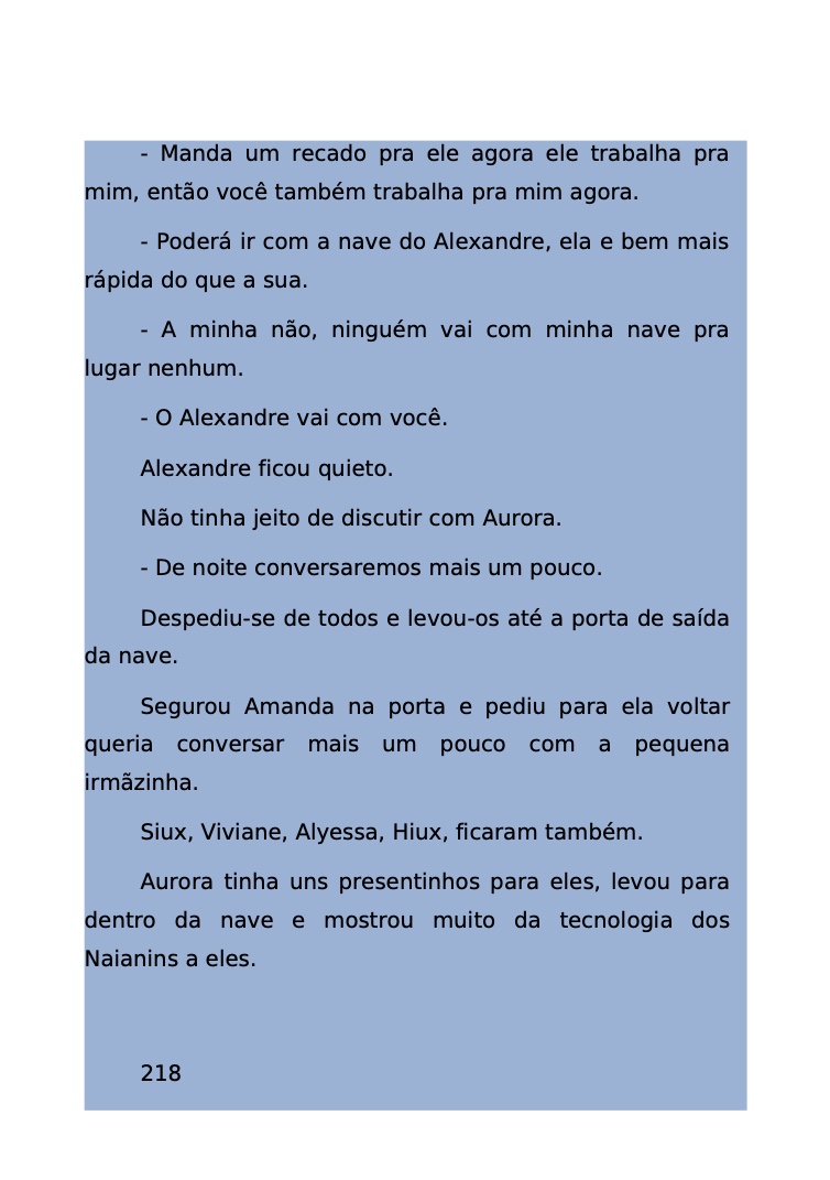 Página 140 - Livro Amanda e os Nanorobôs para Ler e Baixar em PDF para imprimir