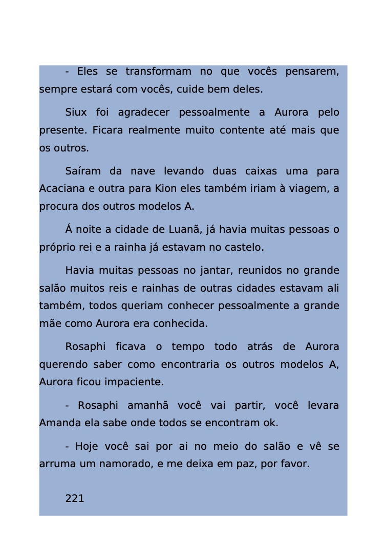 Página 144 - Livro Amanda e os Nanorobôs para Ler e Baixar em PDF para imprimir