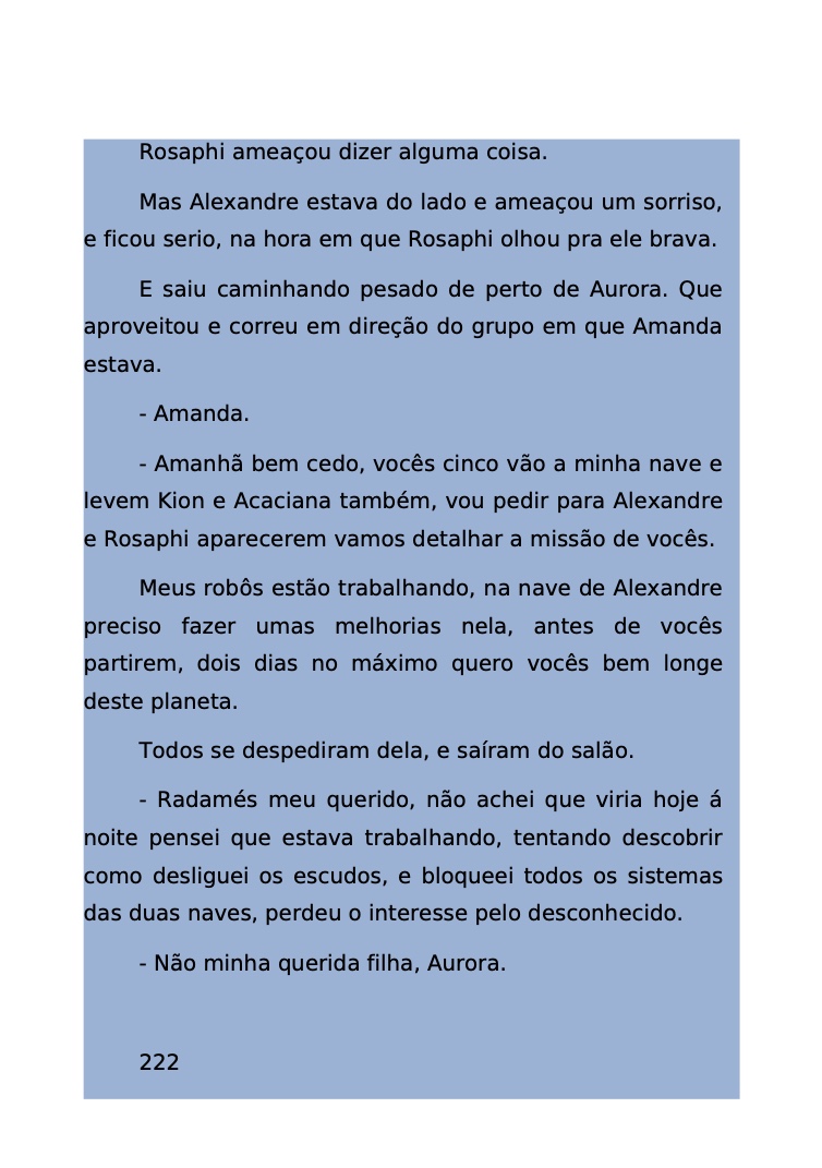 Página 145 - Livro Amanda e os Nanorobôs para Ler e Baixar em PDF para imprimir