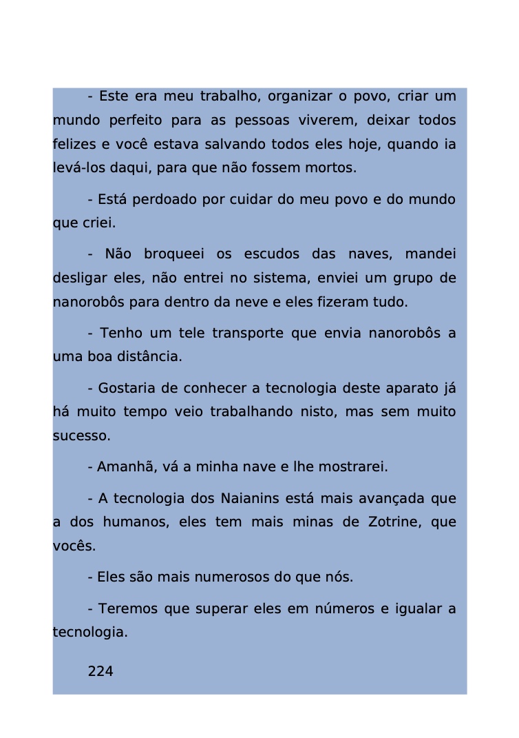 Página 147 - Livro Amanda e os Nanorobôs para Ler e Baixar em PDF para imprimir