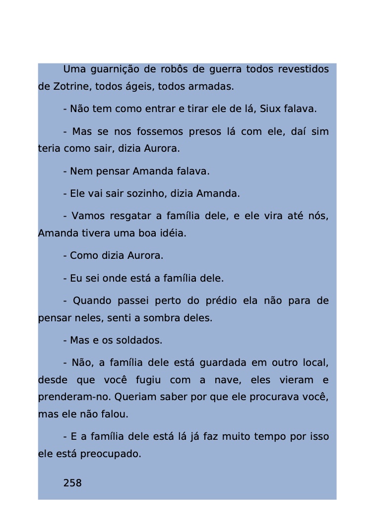 Página 184 - Livro Amanda e os Nanorobôs para Ler e Baixar em PDF para imprimir