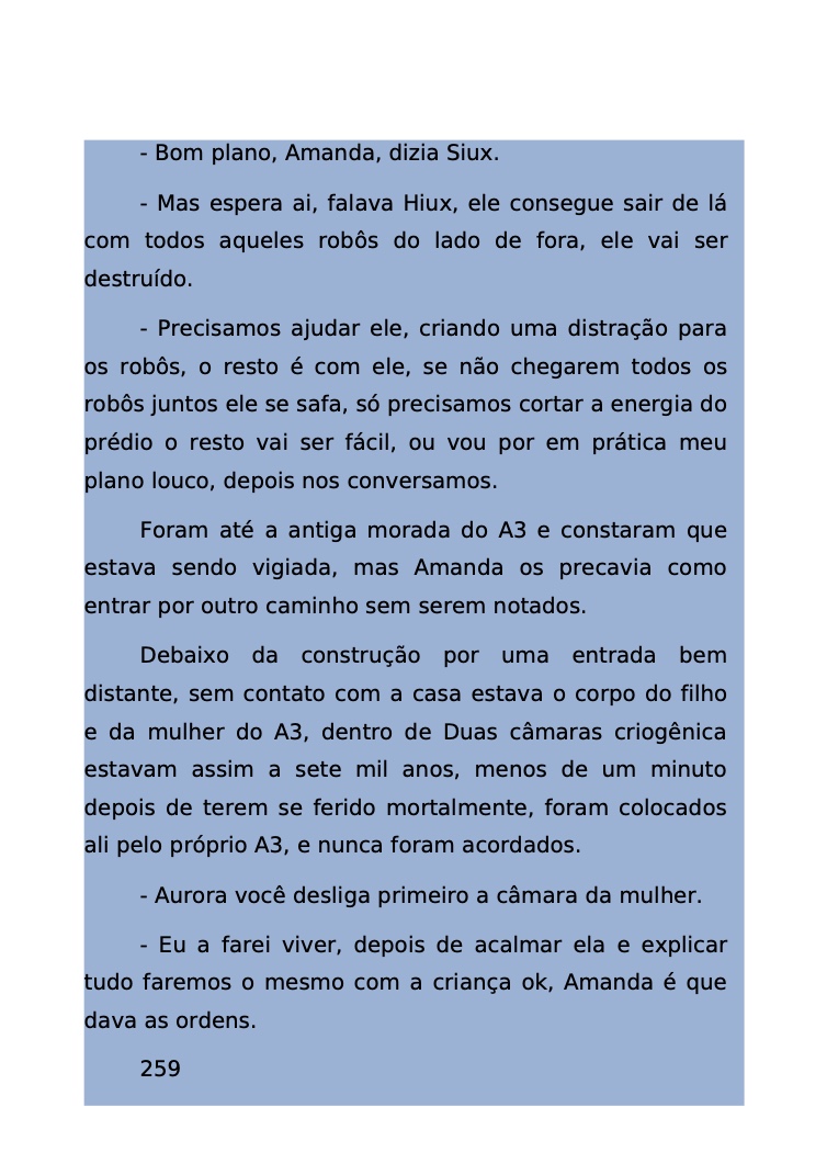 Página 185 - Livro Amanda e os Nanorobôs para Ler e Baixar em PDF para imprimir