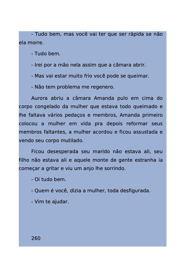 Página 187 - Livro Amanda e os Nanorobôs para Ler e Baixar em PDF para imprimir