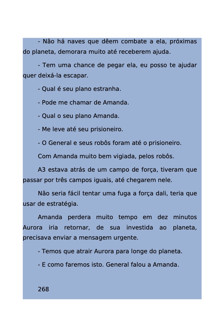 Página 195 - Livro Amanda e os Nanorobôs para Ler e Baixar em PDF para imprimir